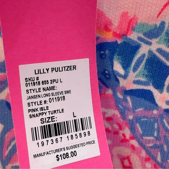 Lilly Pulitzer Jensen Sweatshirt. NWT. - Picture 4 of 6